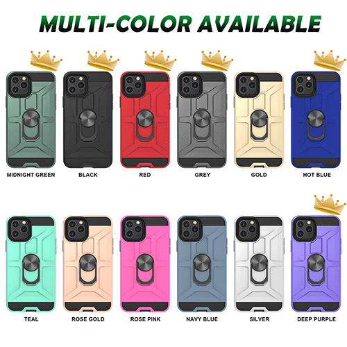 마그네틱 킥스탠드가 있는 군용 보호 전화 케이스